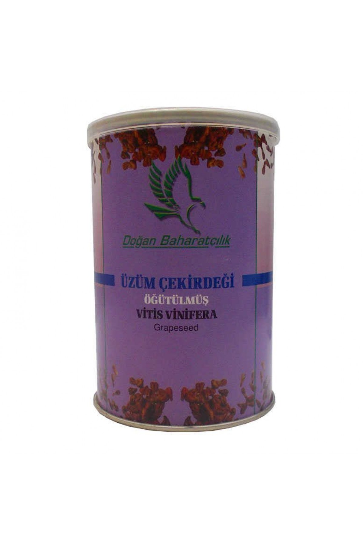 Lisinya214 Üzüm Çekirdeği Öğütülmüş Doğal 150 Gr Teneke Kutu