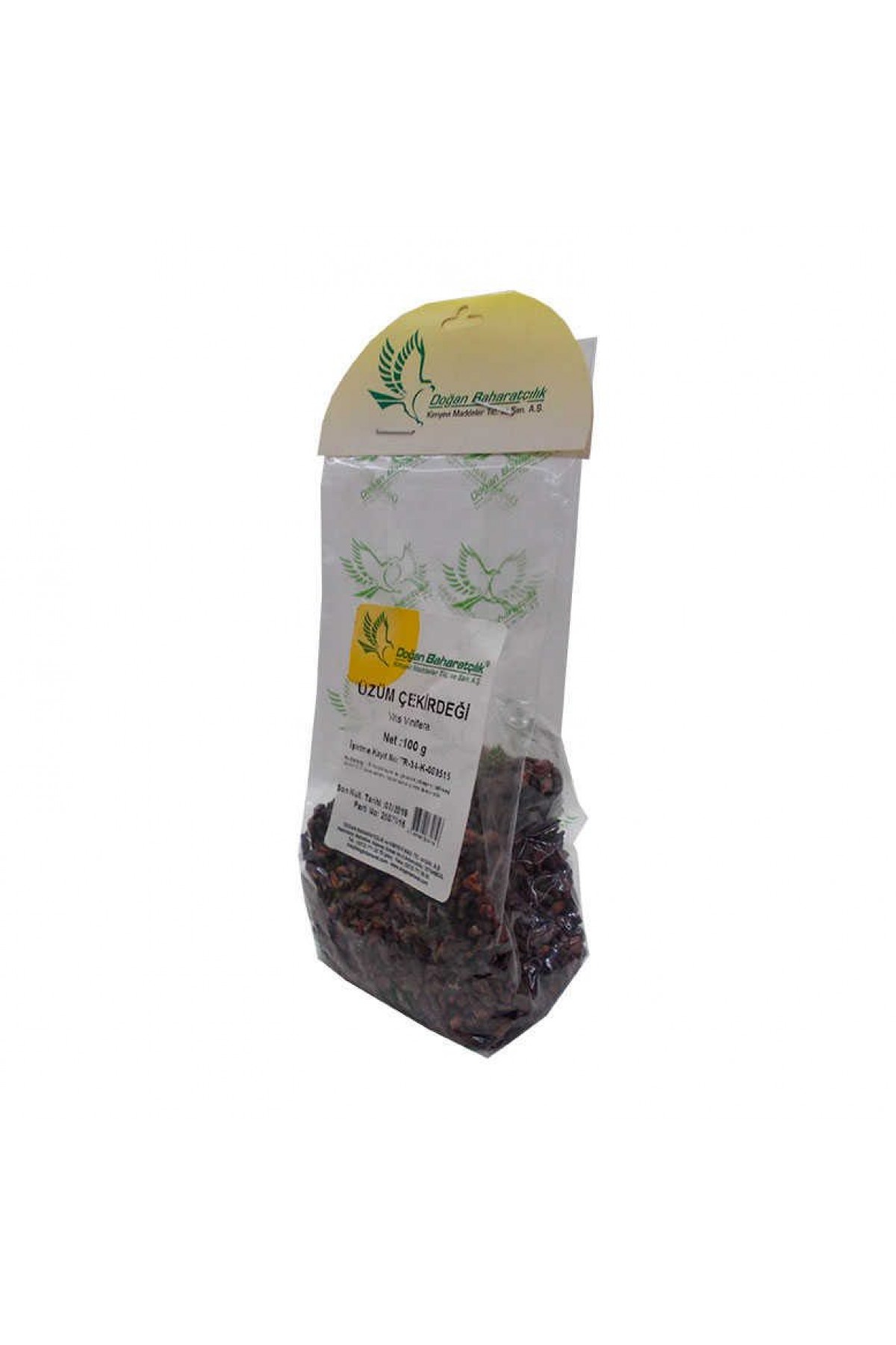 Lisinya214 Üzüm Çekirdeği Tane Doğal 100 Gr Paket