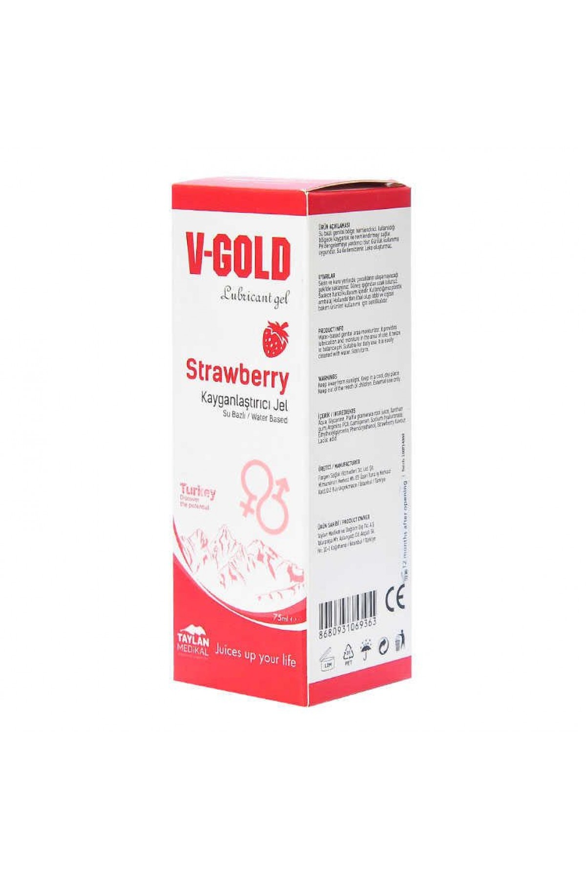 Lisinya214 Kayganlaştırıcı Jel Çilekli 75 ML