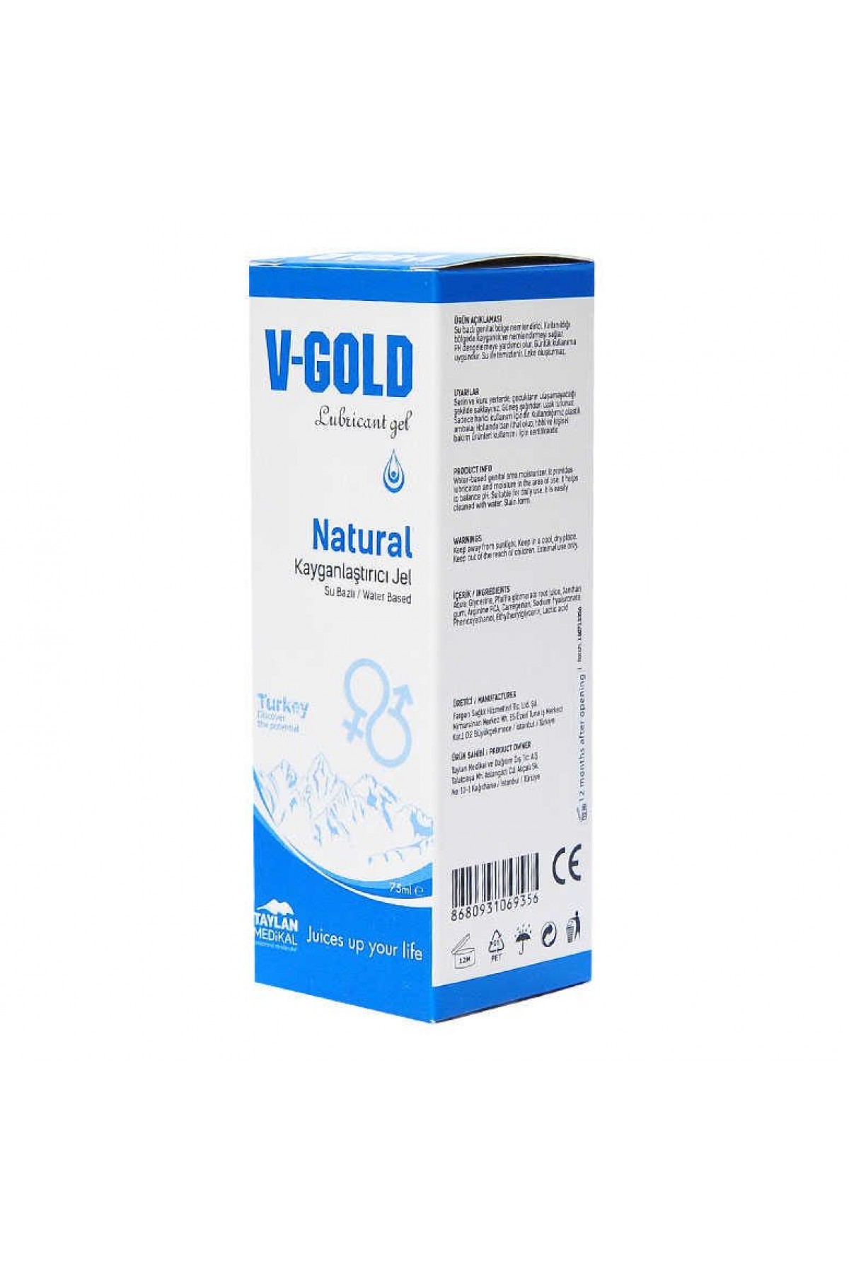 Lisinya214 Kayganlaştırıcı Jel Natural 75 ML