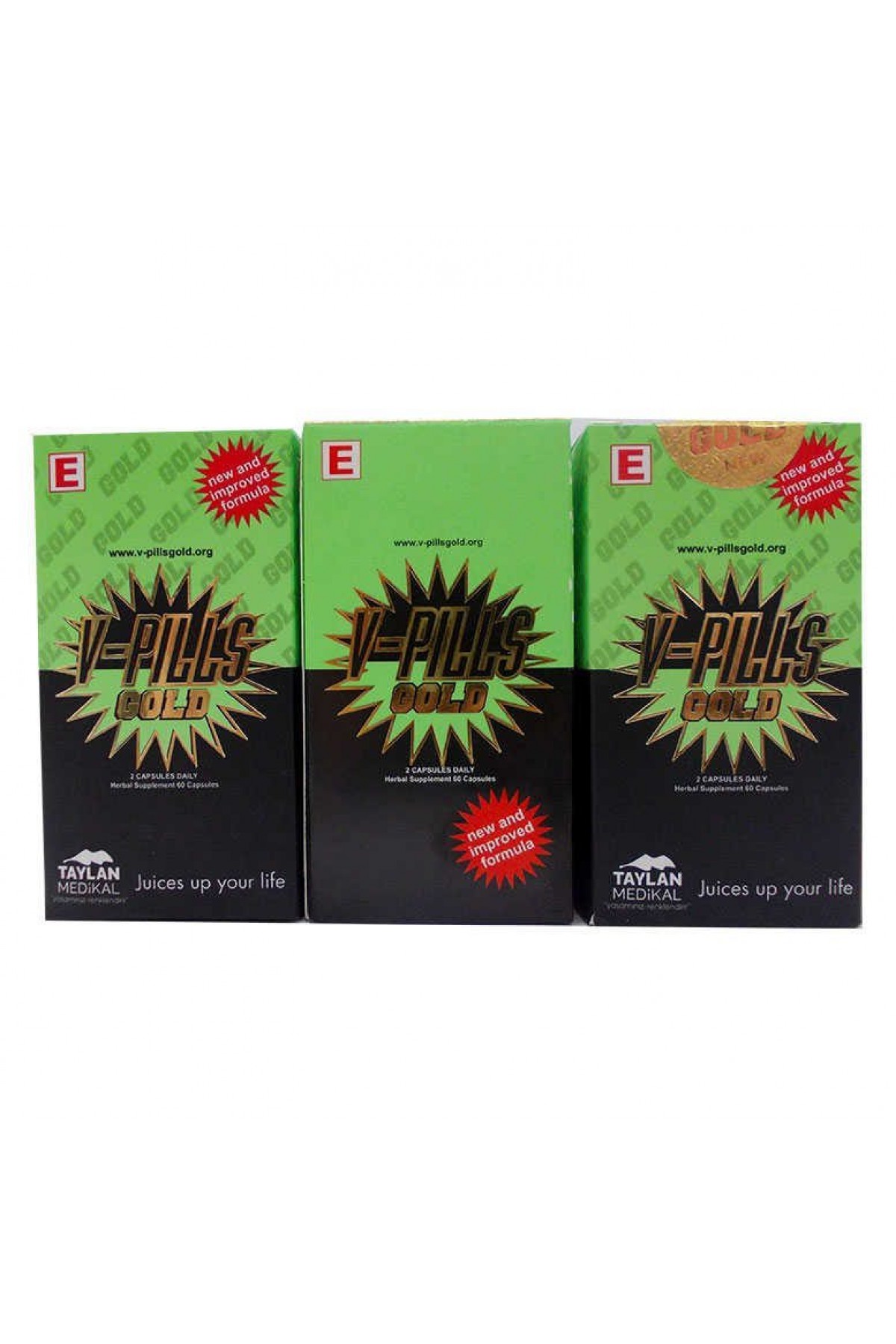VPills Gold sel 60 Kapsül 3Kutu