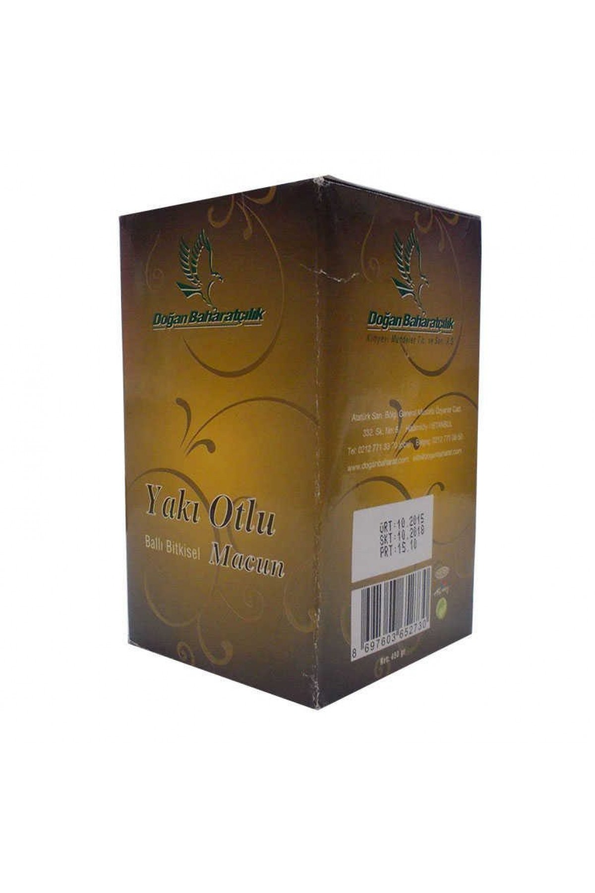Lisinya214 Yakı Otlu Ballı Bitkisel Karışım Cam Kavanoz 450 Gr