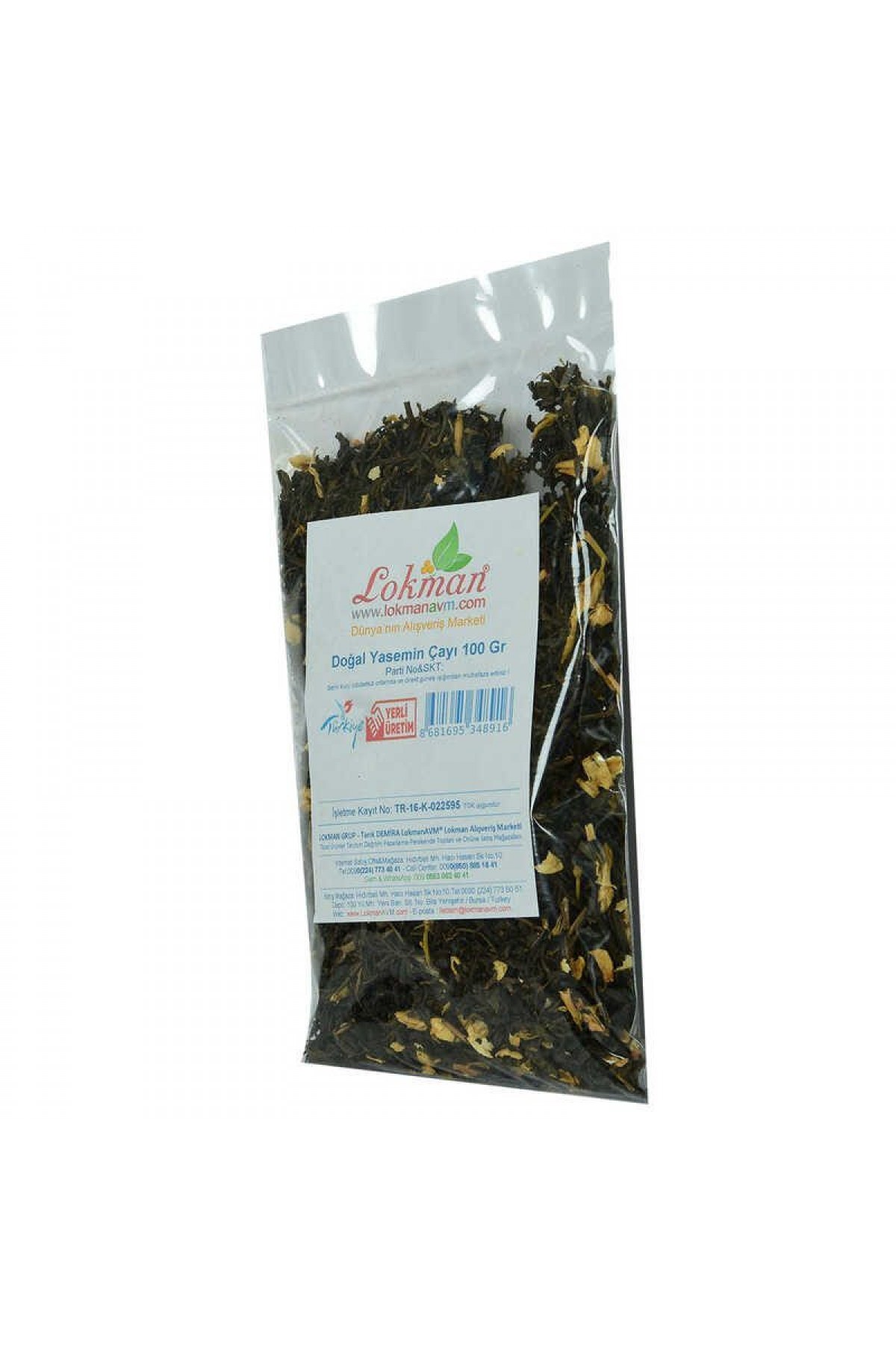 Lisinya214 Yasemin Çayı Doğal 100 Gr Paket