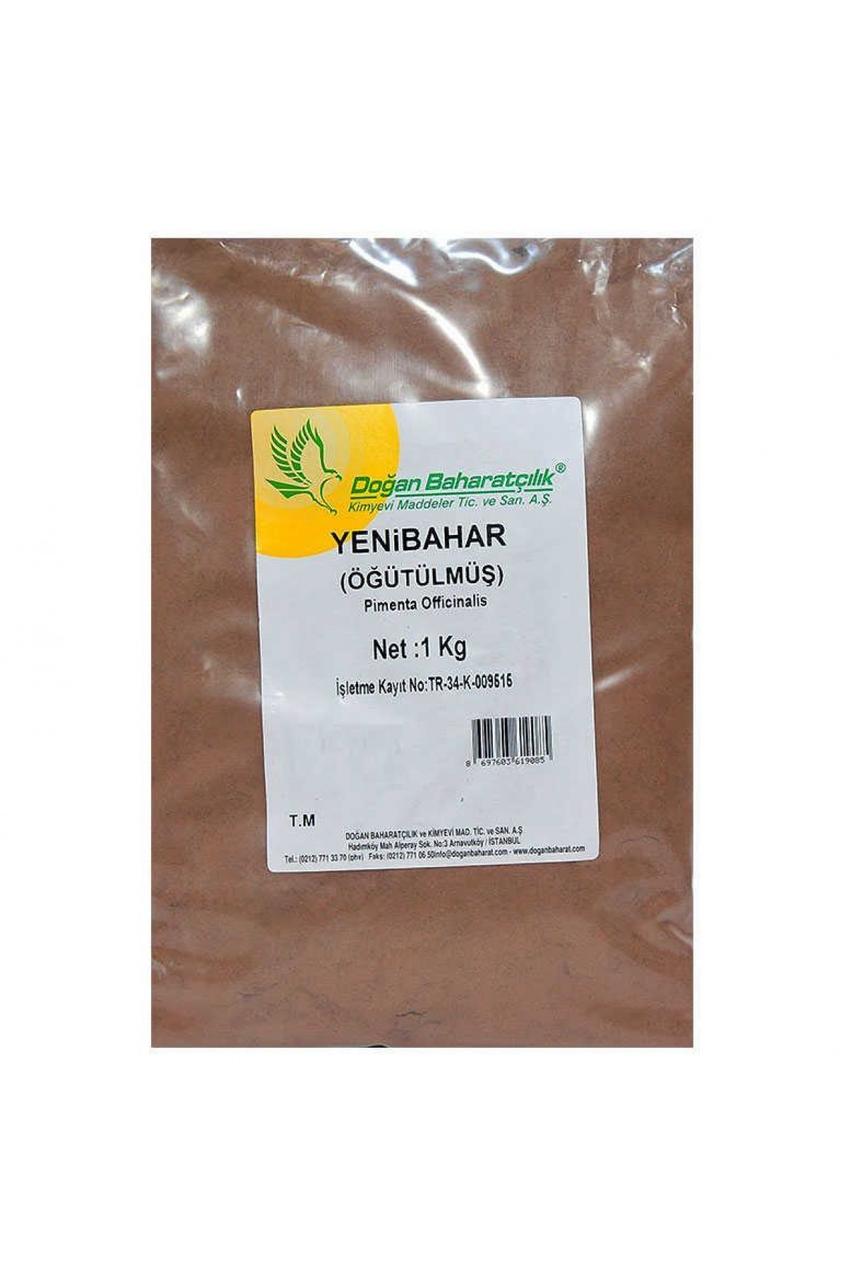 Lisinya214 Yenibahar Öğütülmüş Doğal 1000 Gr Paket