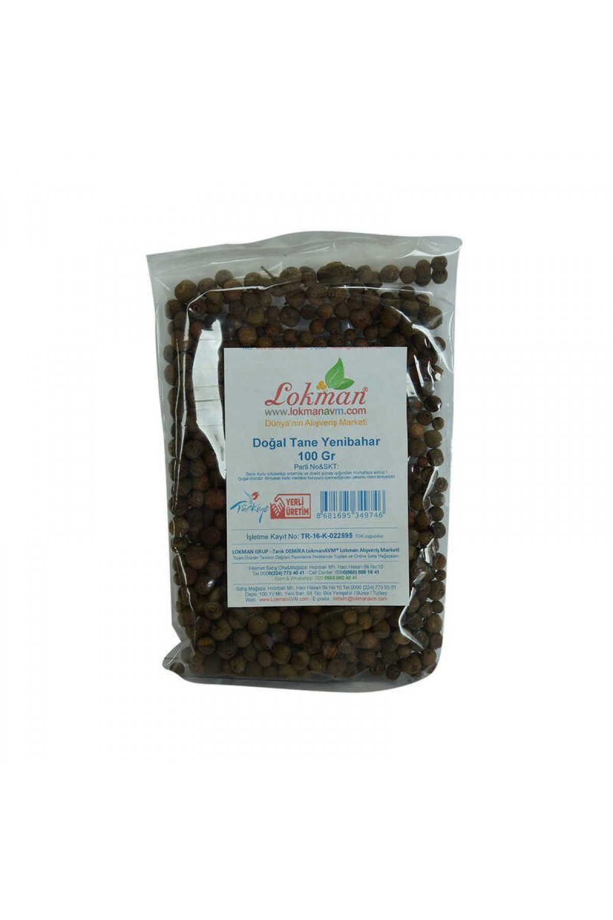 Lisinya214 Yenibahar Tane Doğal 100 Gr Paket