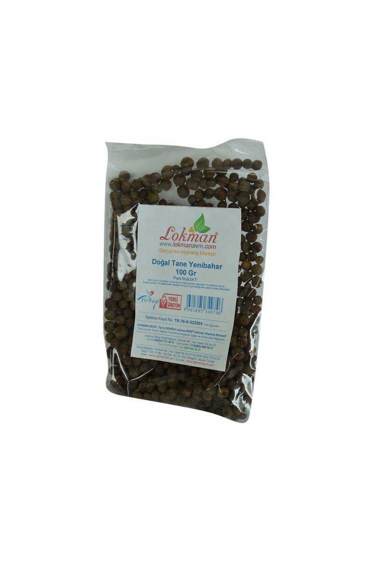 Lisinya214 Yenibahar Tane Doğal 100 Gr Paket