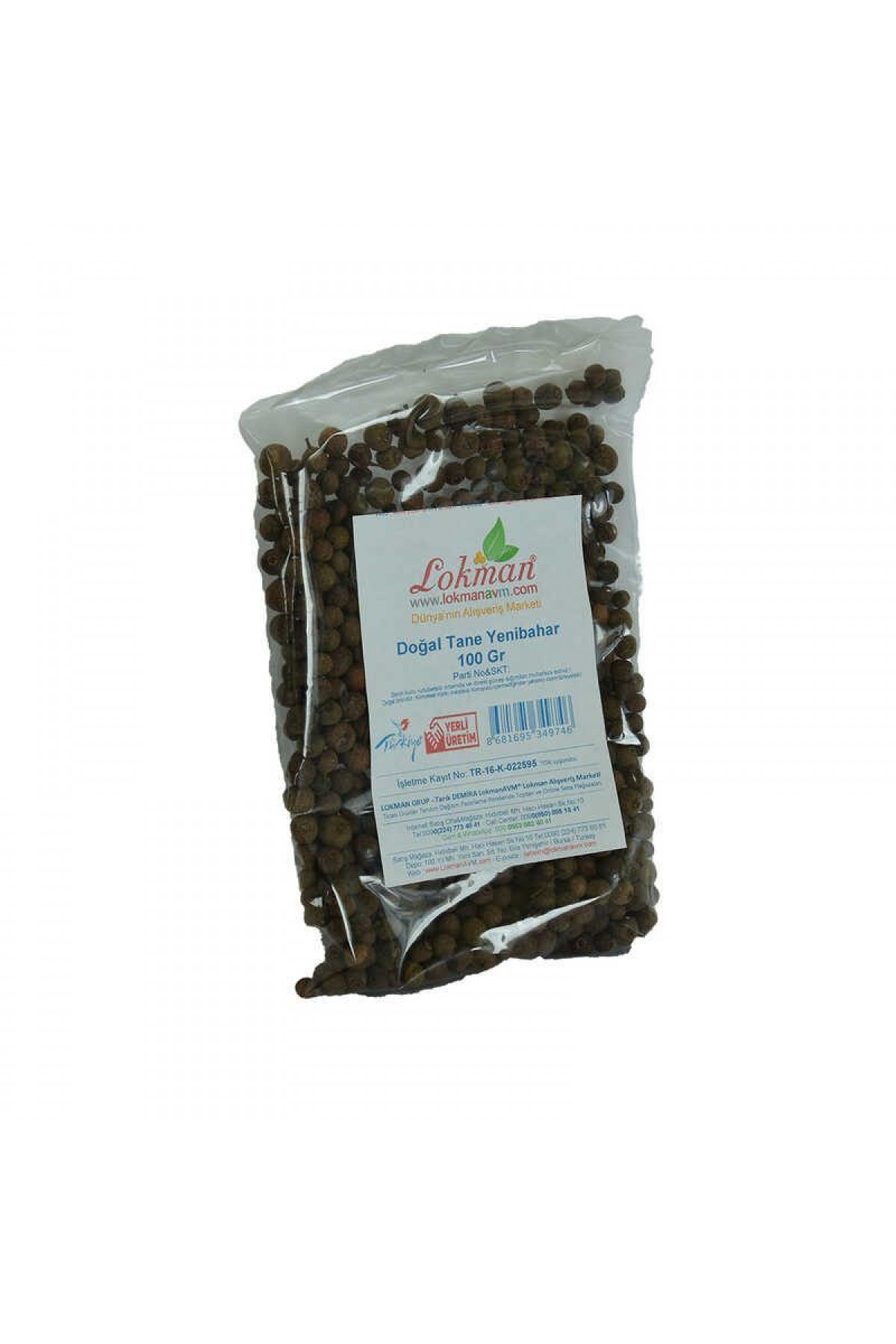 Lisinya214 Yenibahar Tane Doğal 100 Gr Paket