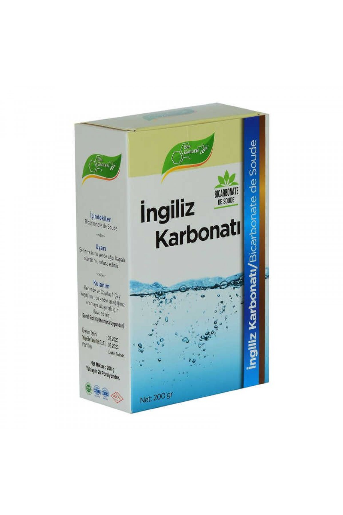 Lisinya214 Yenilebilir İngiliz Karbonatı Bicarbonate De Soude 200 Gr