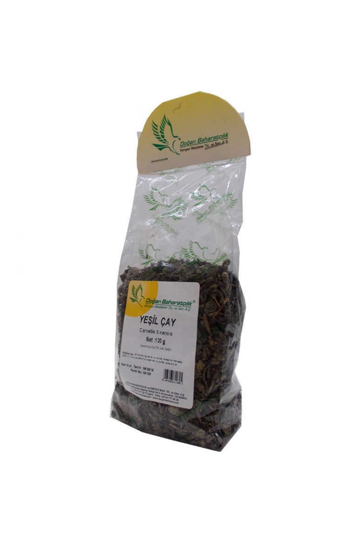 Lisinya214 Yeşil Çay 1. Kalite Doğal İthal Çay 100 Gr Paket