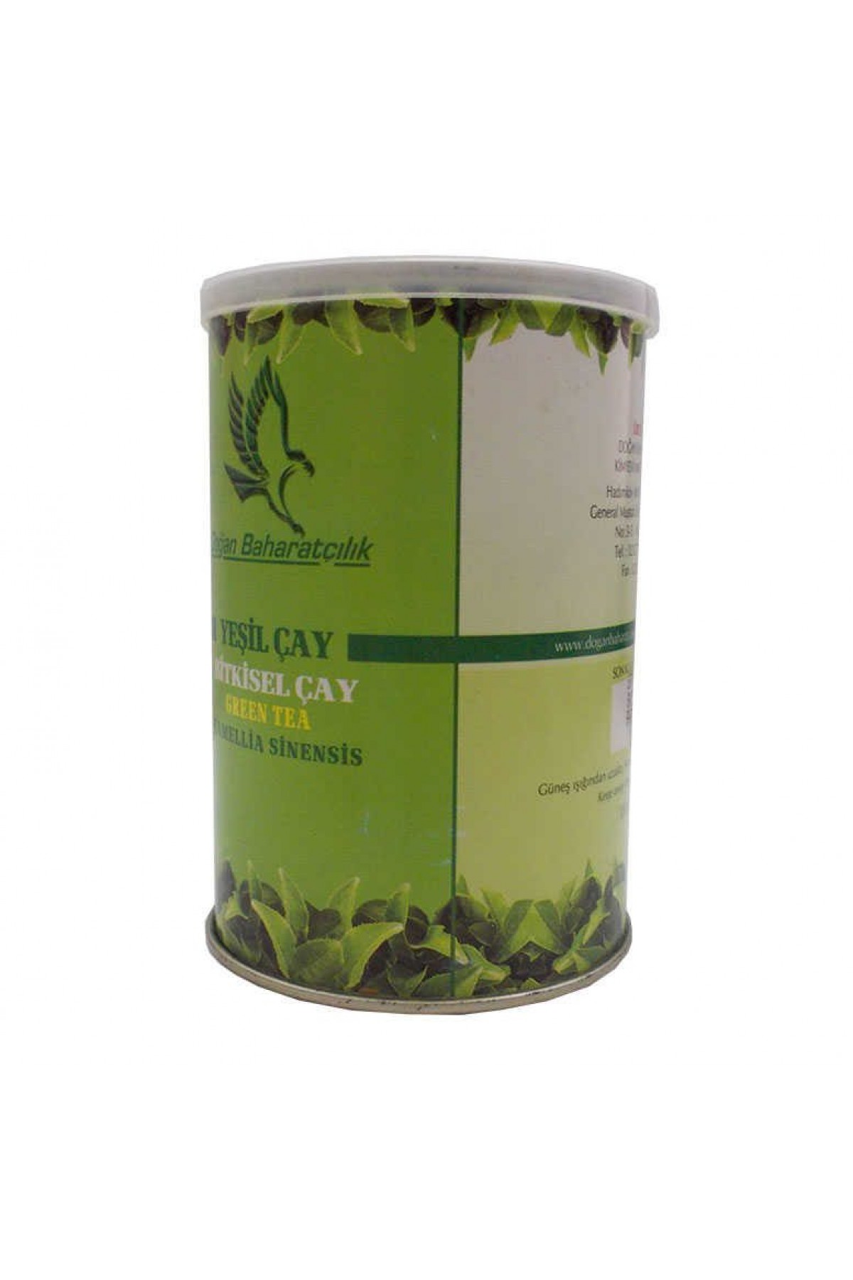 Lisinya214 Yeşil Çay 1. Kalite Doğal İthal Çay 100 Gr Teneke Kutu