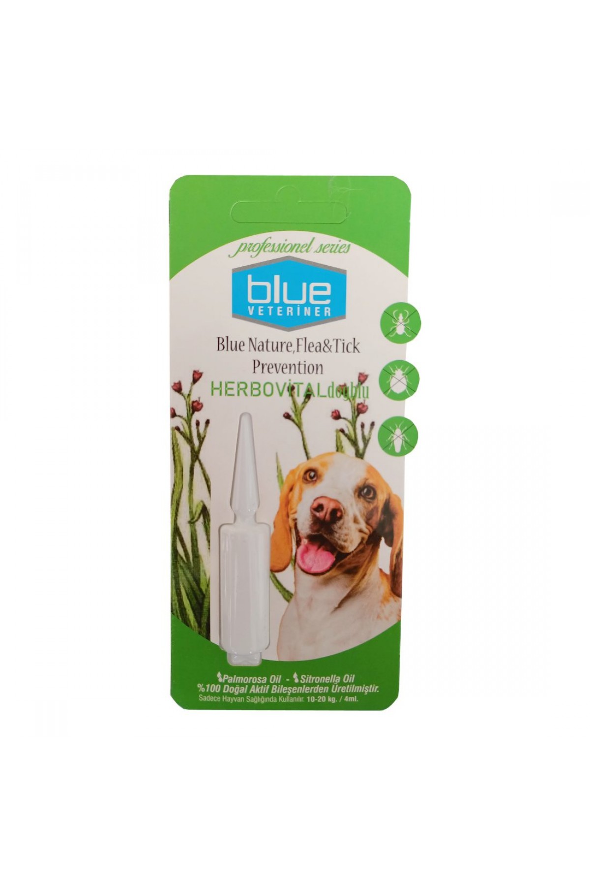 Herbiovital Bitkisel Köpek Damlası 4 ml ( 10-20 kg ) Herbiovital Bitkisel Köpek Damlası 4 ml ( 10-20 kg )