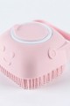 Şampuan Hazneli Kedi Köpek Silikon Duş Fırçası 11 cm Pembe Şampuan Hazneli Kedi Köpek Silikon Duş Fırçası 11 cm Pembe