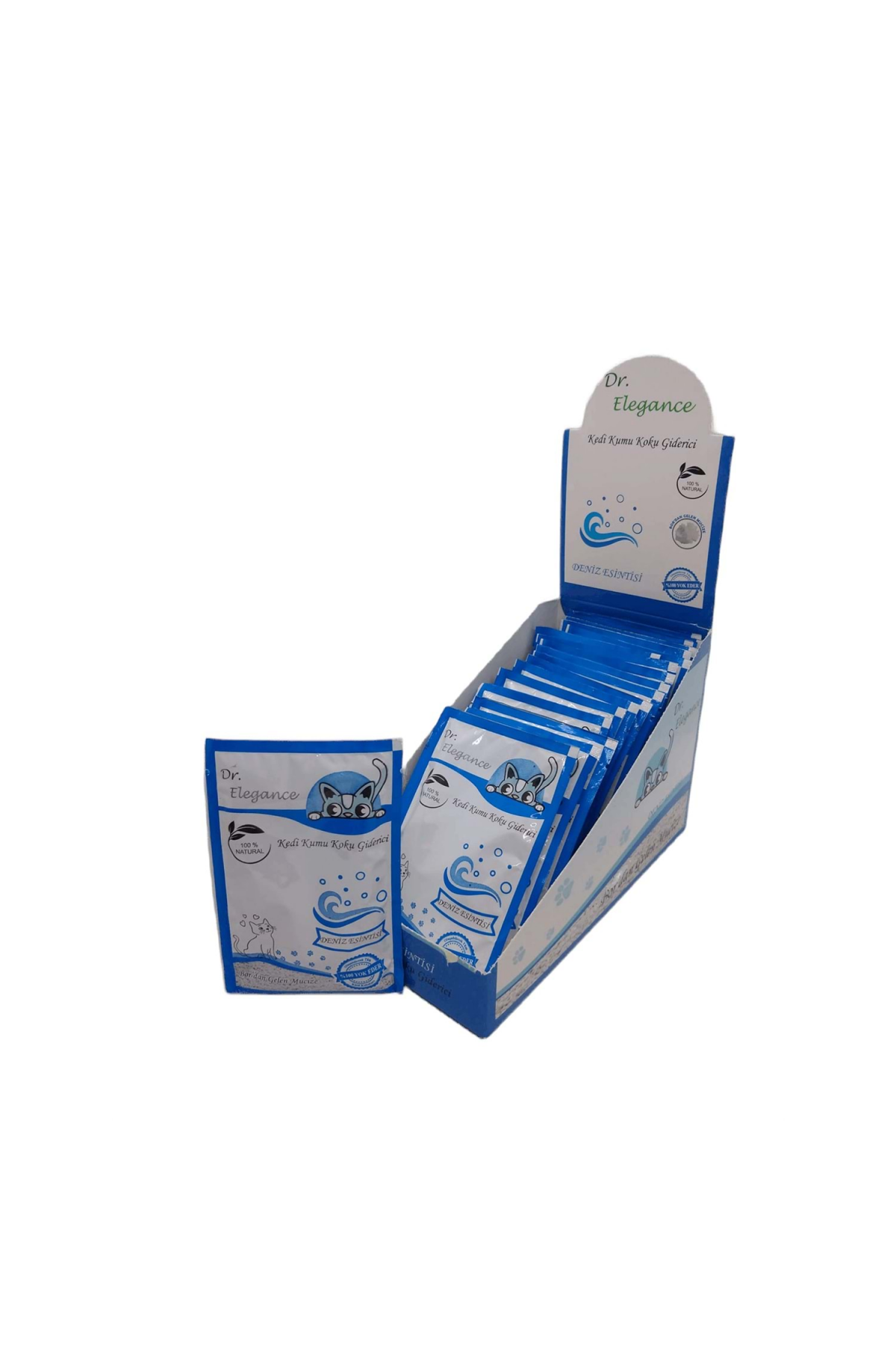 Lisinya205  Kedi Kumu Koku Giderici Deniz Esintisi 25 gr ( 14 gün Etkili Bor )