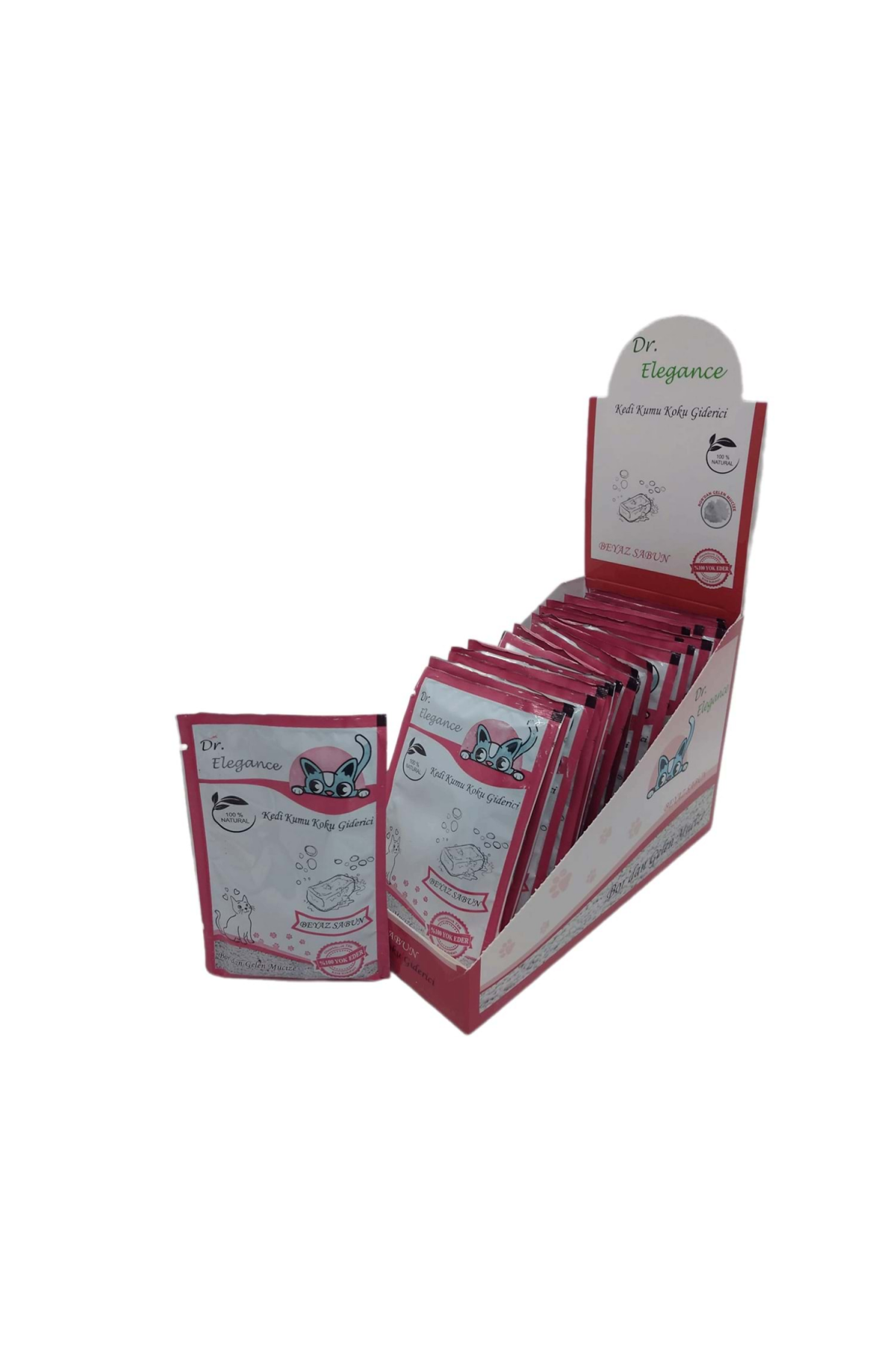 Lisinya205  Kedi Kumu Koku Giderici Sabun Kokulu 25 gr ( 14 gün Etkili Bor )