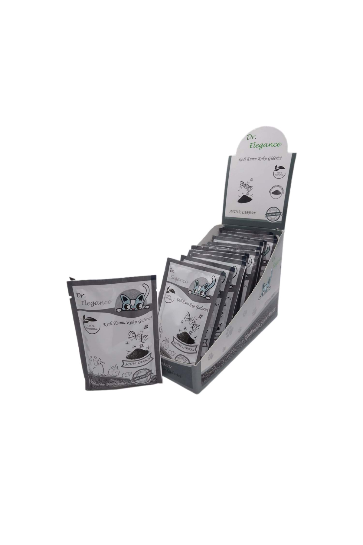 Kedi Kumu Koku Aktif Karbonlu 25 gr ( 14 gün Etkili Bor ) Lisinya205 Kedi Kumu Koku Giderici Aktif Karbonlu 25 gr ( 14 gün Etkili Bor )