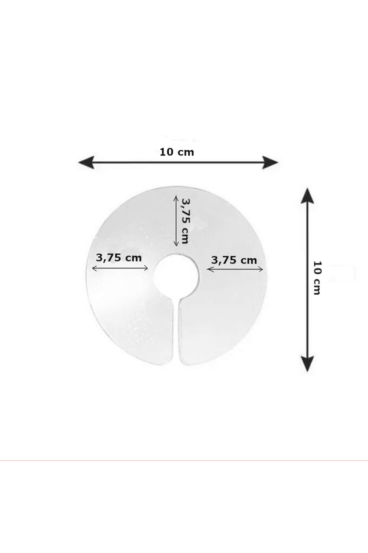 Elizabet Şeffaf Kuş Yakalığı 3.75 cm-10 cm Standart Elizabet Şeffaf Kuş Yakalığı 3.75 cm-10 cm Standart
