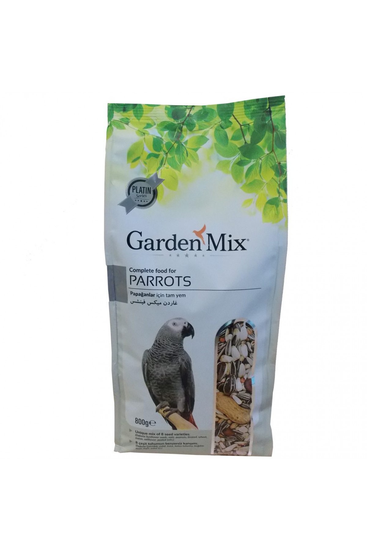 Platin Papağan Yemi 800 Gr Lisinya205 Platin Papağan Yemi 800 Gr