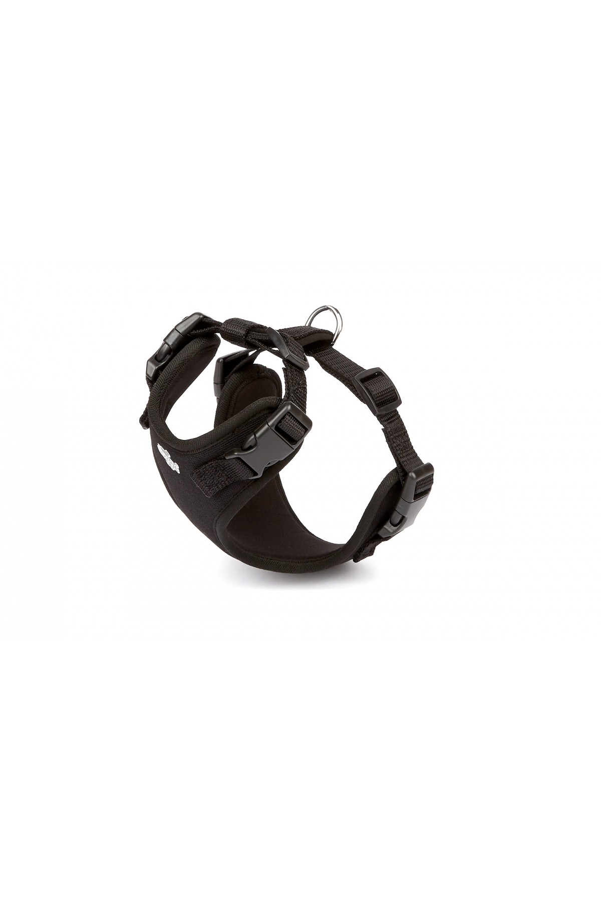 Lisinya205  Havalı Ped Dokuma Köpek Göğüs Tasması 30/35 cm Siyah