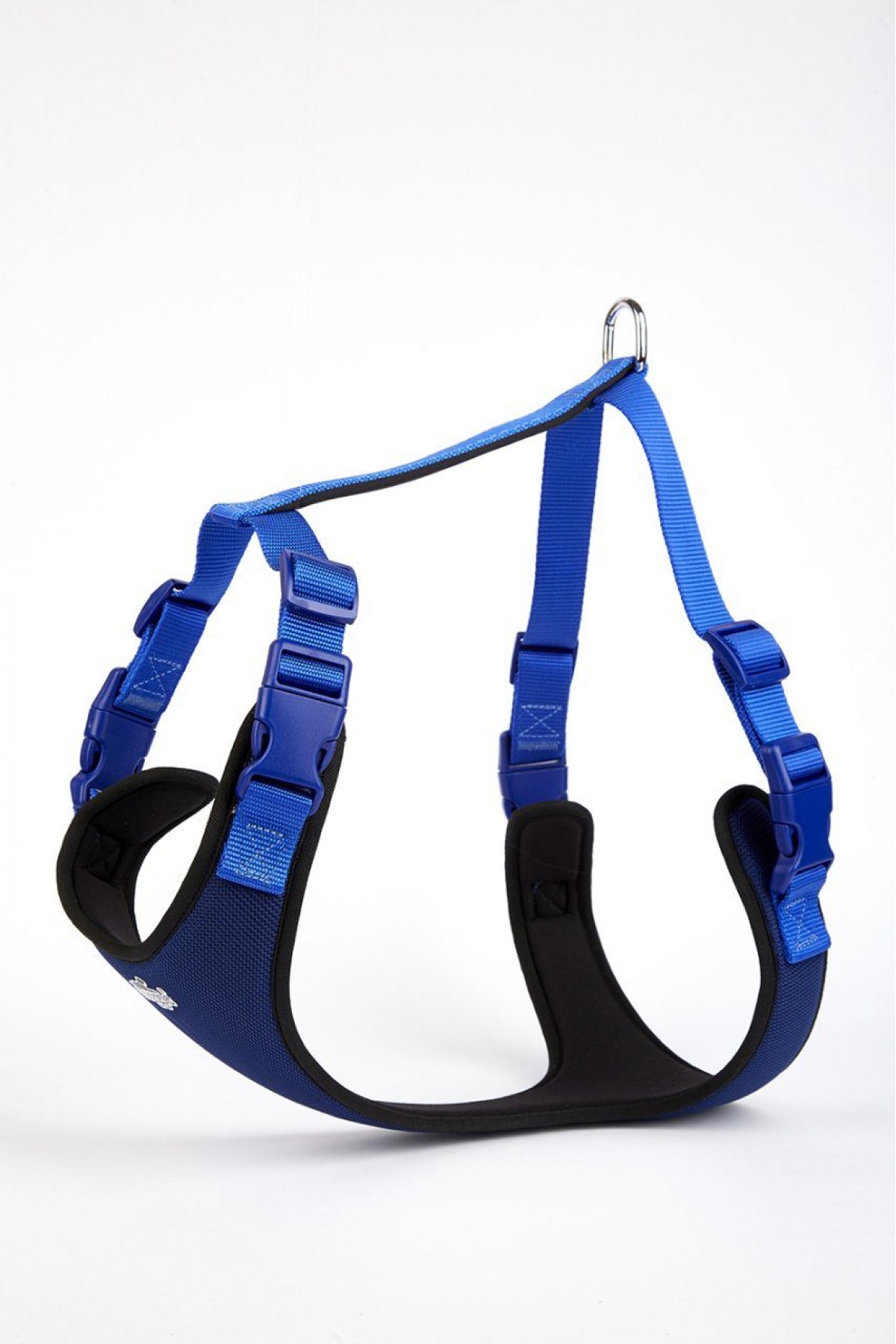 Lisinya205  Yumuşak Softlu Köpek Göğüs Tasması 45/55 cm Mavi