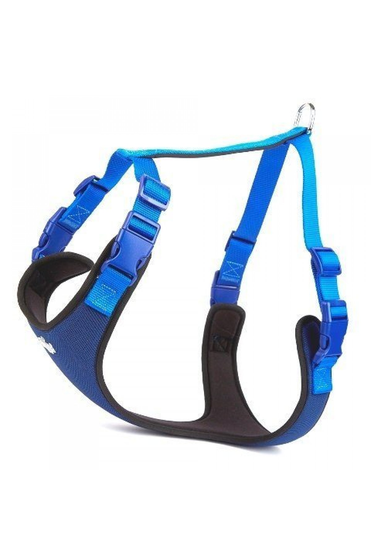 Lisinya205  Yumuşak Softlu Köpek Göğüs Tasması 45/55 cm Mavi