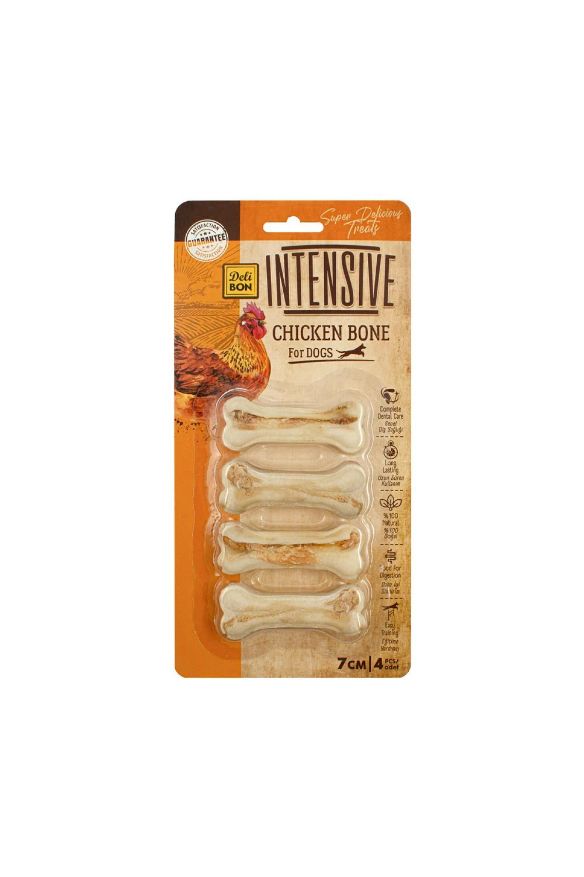İntensive Tavuklu Kemik - 7Cm 4 lü Paket Lisinya205 İntensive Tavuklu Kemik - 7Cm 4 lü Paket