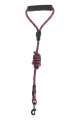 Lisinya205 Köpek Göğüs Tasma Seti Dalga Desenli 2 cm*40-58 cm Mor-Pembe
