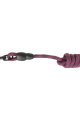 Lisinya205 Köpek Göğüs Tasma Seti Dalga Desenli 2 cm*40-58 cm Mor-Pembe