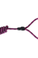 Lisinya205 Köpek Göğüs Tasma Seti Dalga Desenli 2 cm*40-58 cm Mor-Pembe