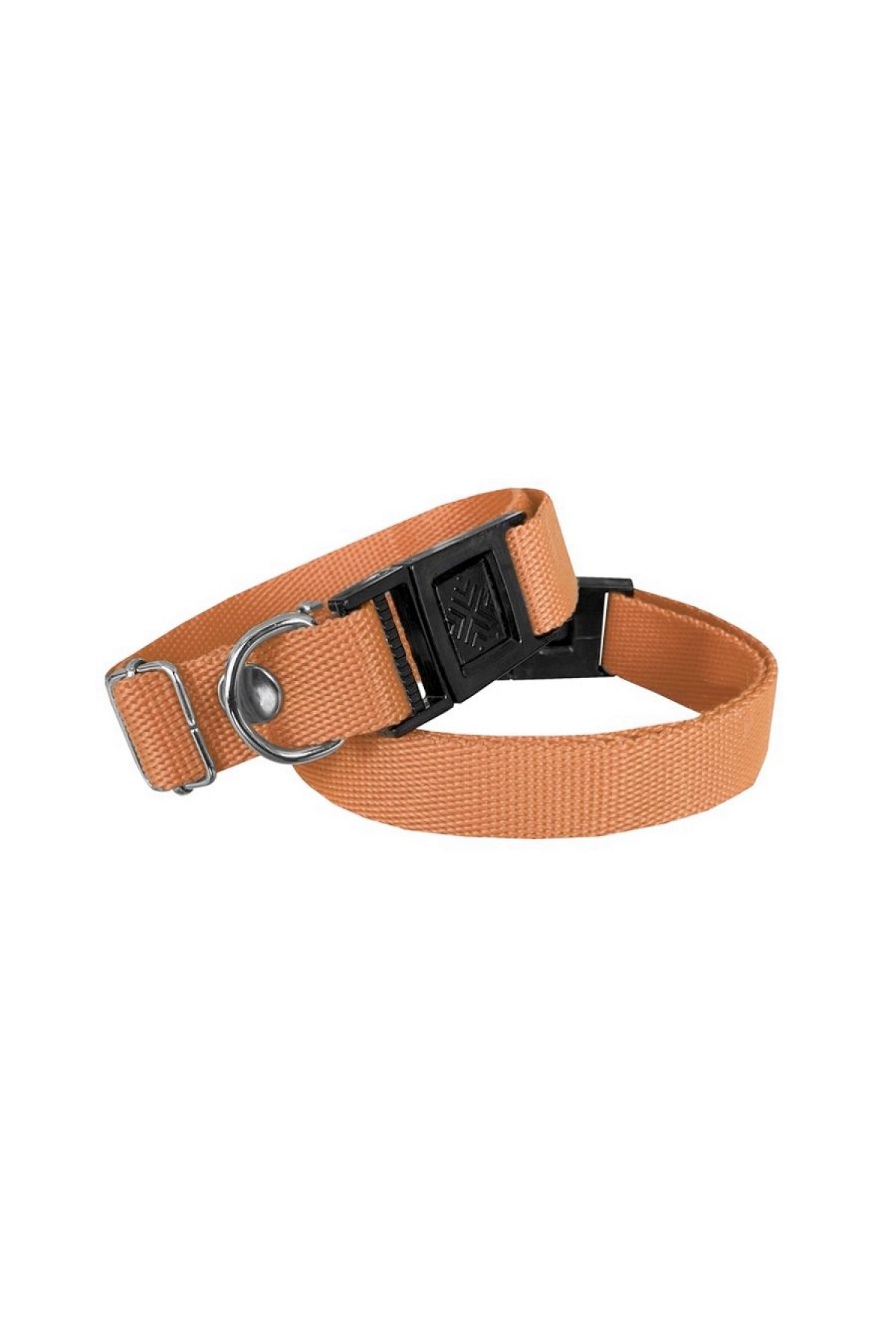 Lisinya205  Köpek Tasması Dokuma 2 cm - Min: 30 cm - Max: 50 cm Turuncu