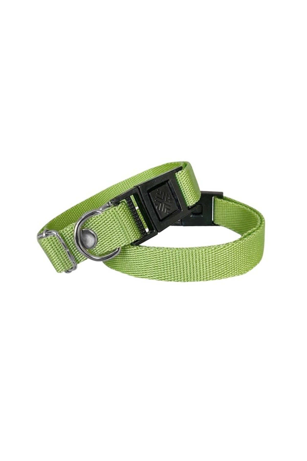 Lisinya205  Köpek Tasması Dokuma 2 cm - Min: 30 cm - Max: 50 cm Yeşil