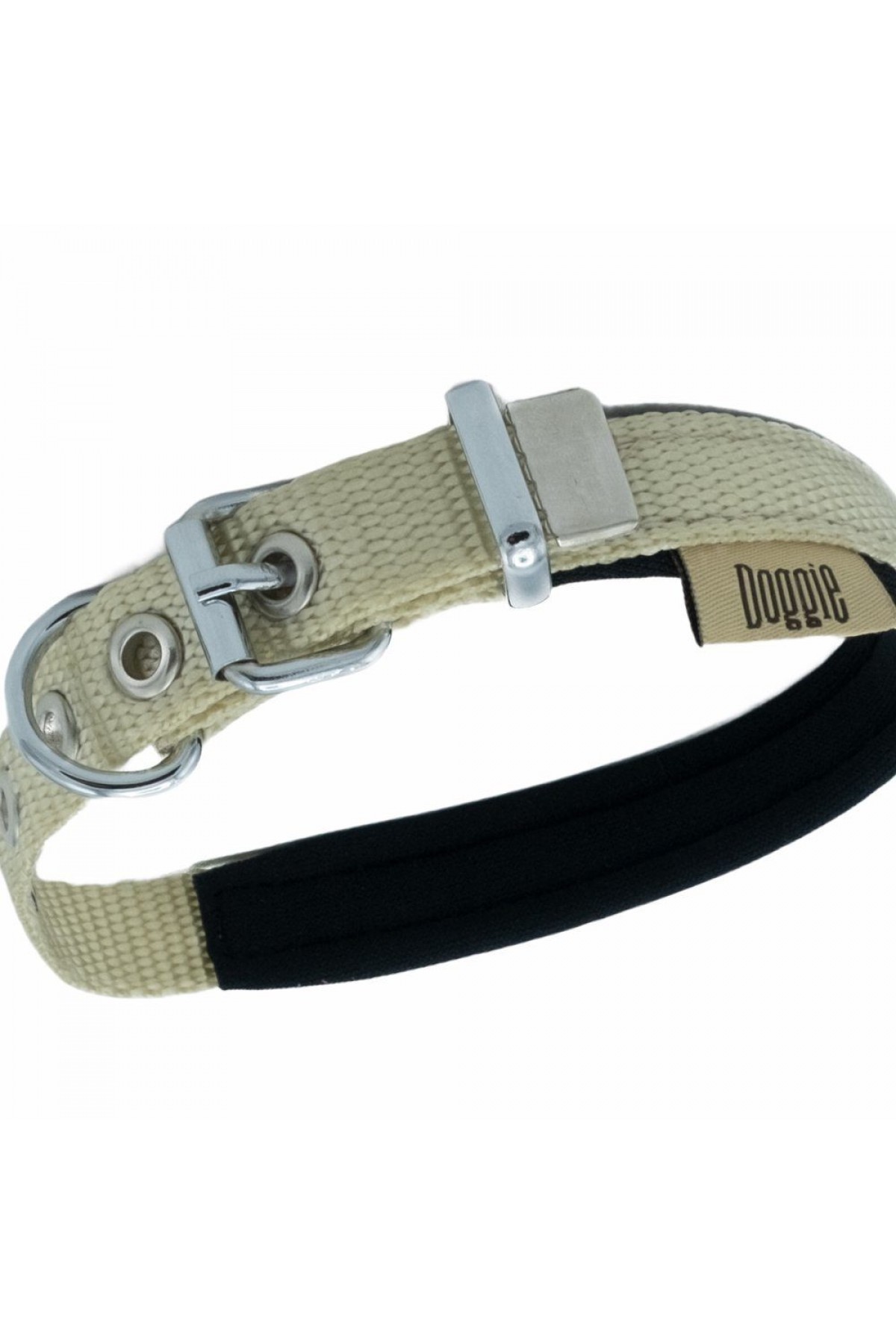 Lisinya205  Softlu Köpek Boyun Tasması 1,5 cm x 30 cm Haki