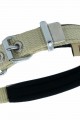 Lisinya205  Softlu Köpek Boyun Tasması 1,5 cm x 30 cm Haki