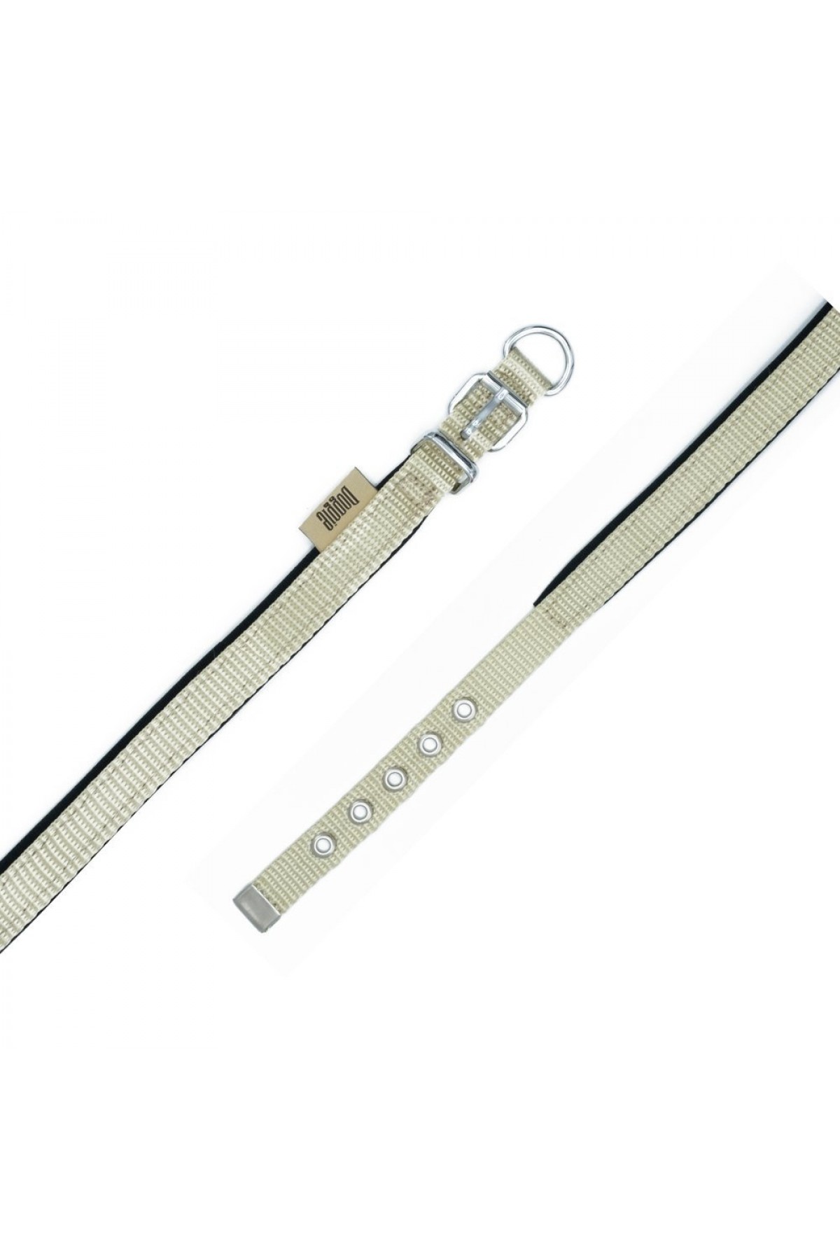 Lisinya205  Softlu Köpek Boyun Tasması 1,5 cm x 30 cm Haki
