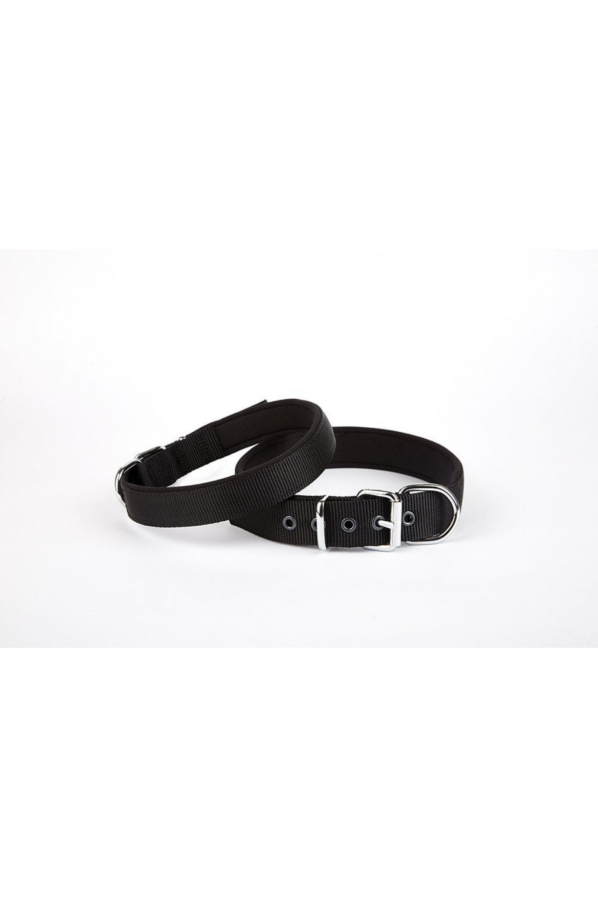 Lisinya205  Dokuma Köpek Boyun Tasması 45-52 cm Siyah