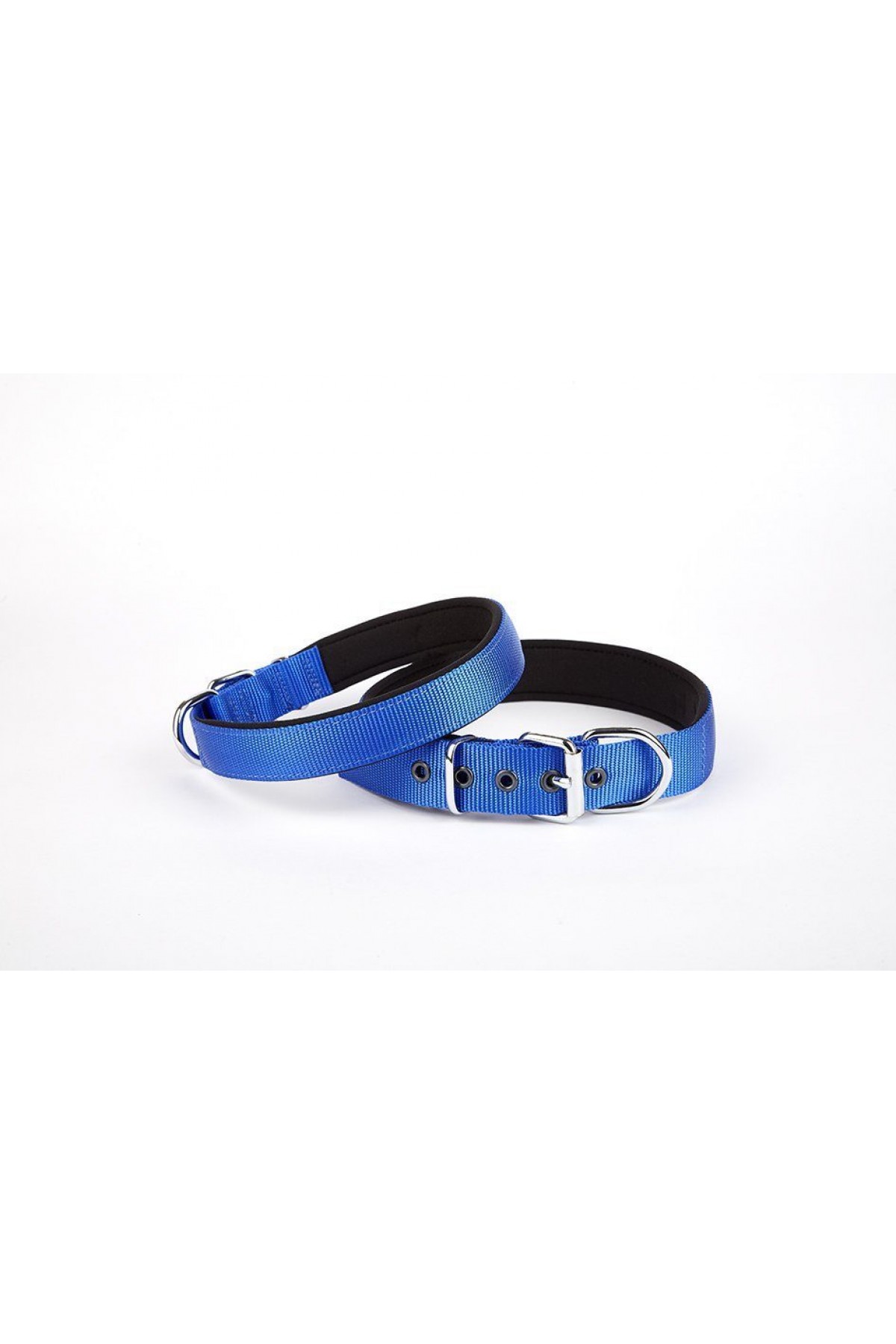Lisinya205  Dokuma Köpek Boyun Tasması 45-52 cm Mavi