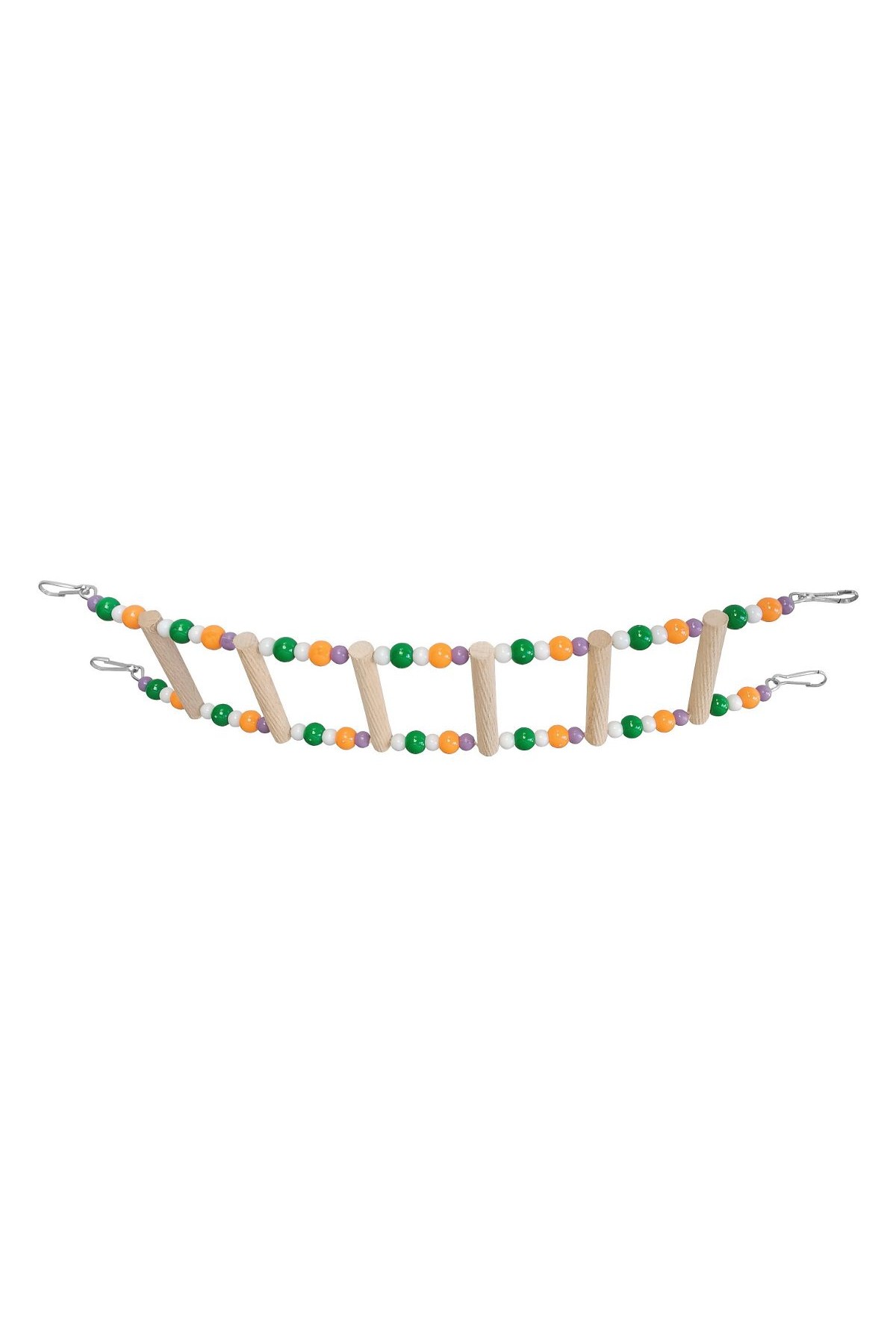 Renkli Boncuklu Ve Tünekli Kuş Merdiveni 7-30 cm Lisinya205 Renkli Boncuklu Ve Tünekli Kuş Merdiveni 7-30 cm