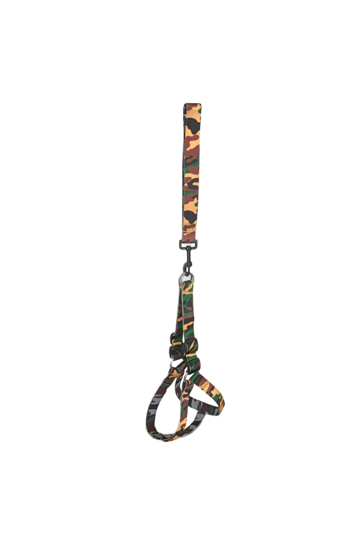 Lisinya205 Köpek Göğüs Tasma Seti Dokuma 3 cm*70-90 cm Kamuflaj
