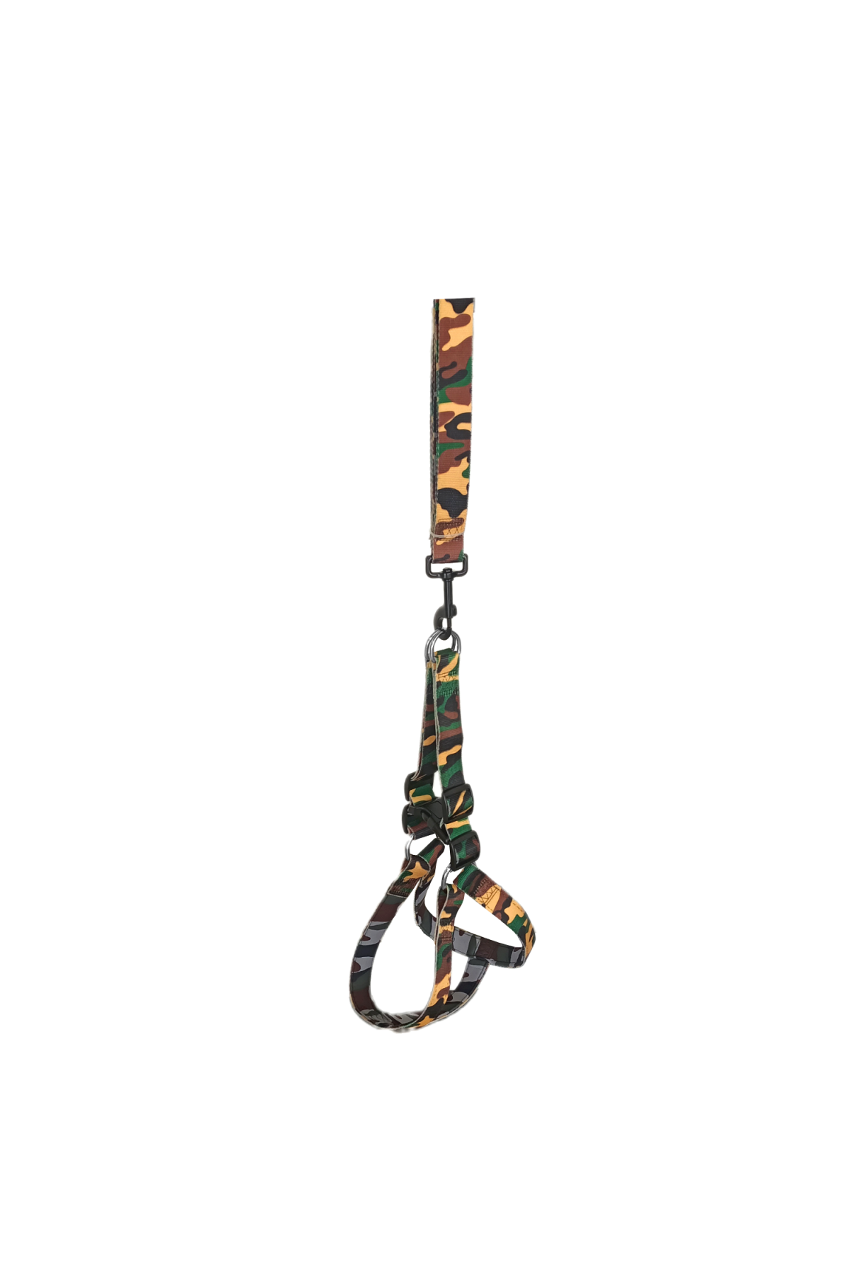 Lisinya205 Köpek Göğüs Tasma Seti Dokuma 3 cm*70-90 cm Kamuflaj