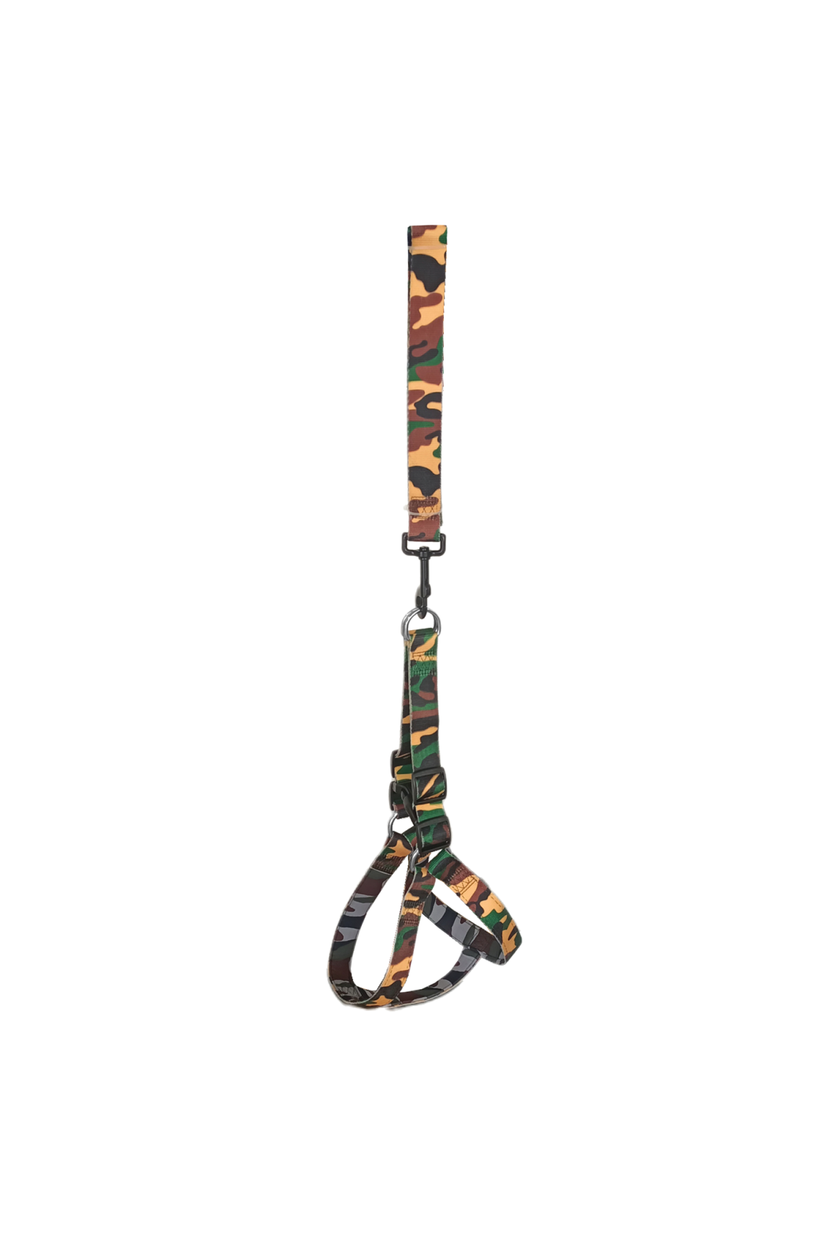 Lisinya205 Köpek Göğüs Tasma Seti Dokuma 3 cm*70-90 cm Kamuflaj