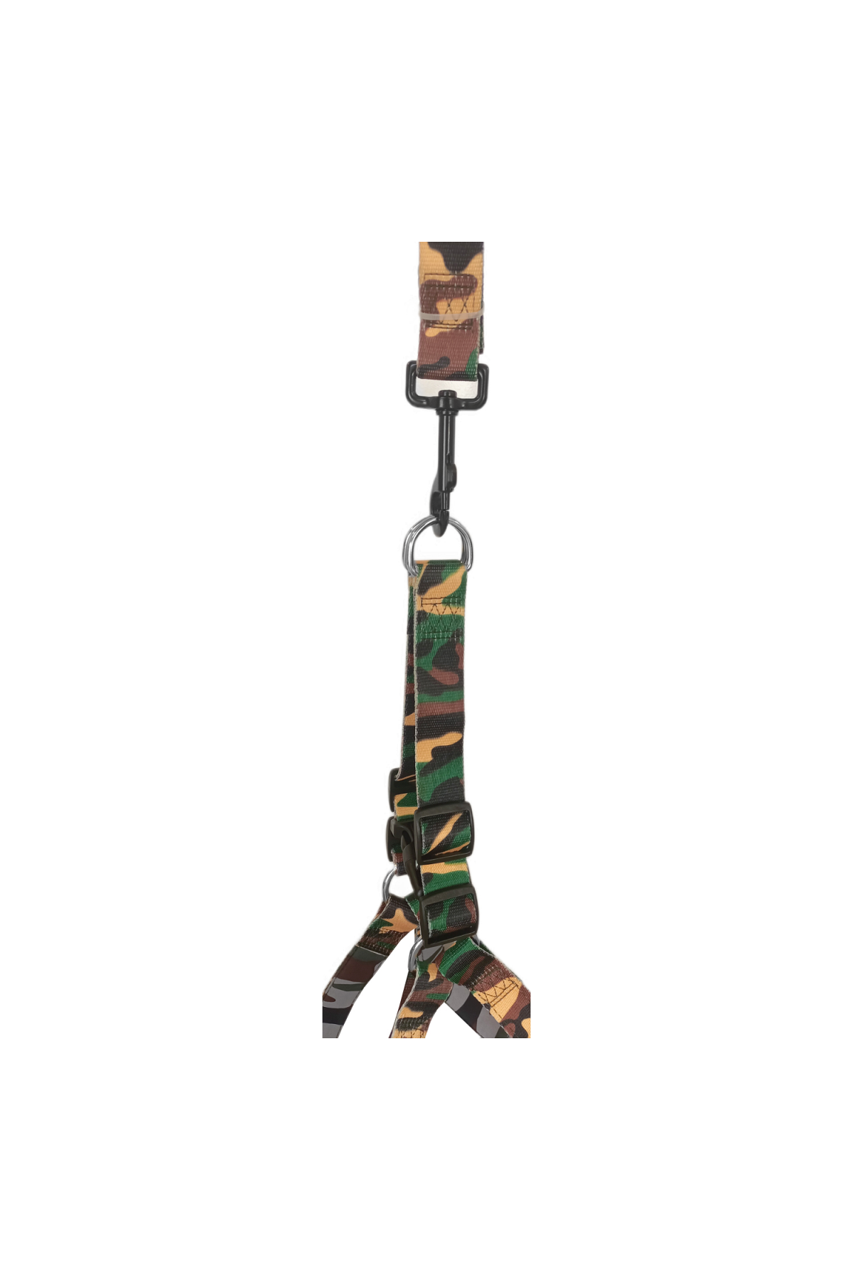 Lisinya205 Köpek Göğüs Tasma Seti Dokuma 3 cm*70-90 cm Kamuflaj