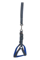 Lisinya205 Köpek Göğüs Tasma Seti Dokuma 3.5 cm*70-90 cm Mavi Kot