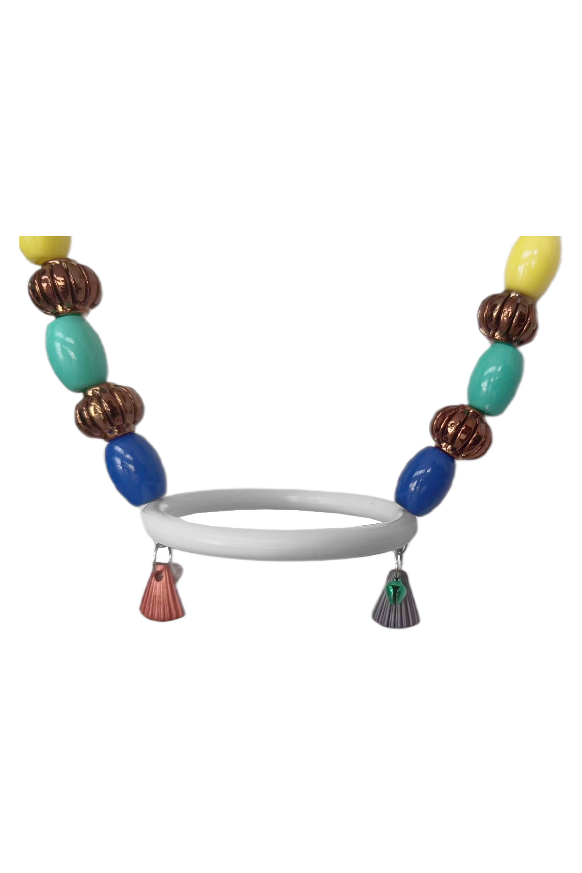 Lisinya205 Renkli Boncuklu Oval Halkalı Papağan Salıncağı 15 cm-23 cm Lisinya205 Renkli Boncuklu Oval Halkalı Papağan Salıncağı 15 cm-23 cm