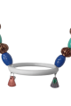 Lisinya205 Renkli Boncuklu Oval Halkalı Papağan Salıncağı 15 cm-23 cm Lisinya205 Renkli Boncuklu Oval Halkalı Papağan Salıncağı 15 cm-23 cm