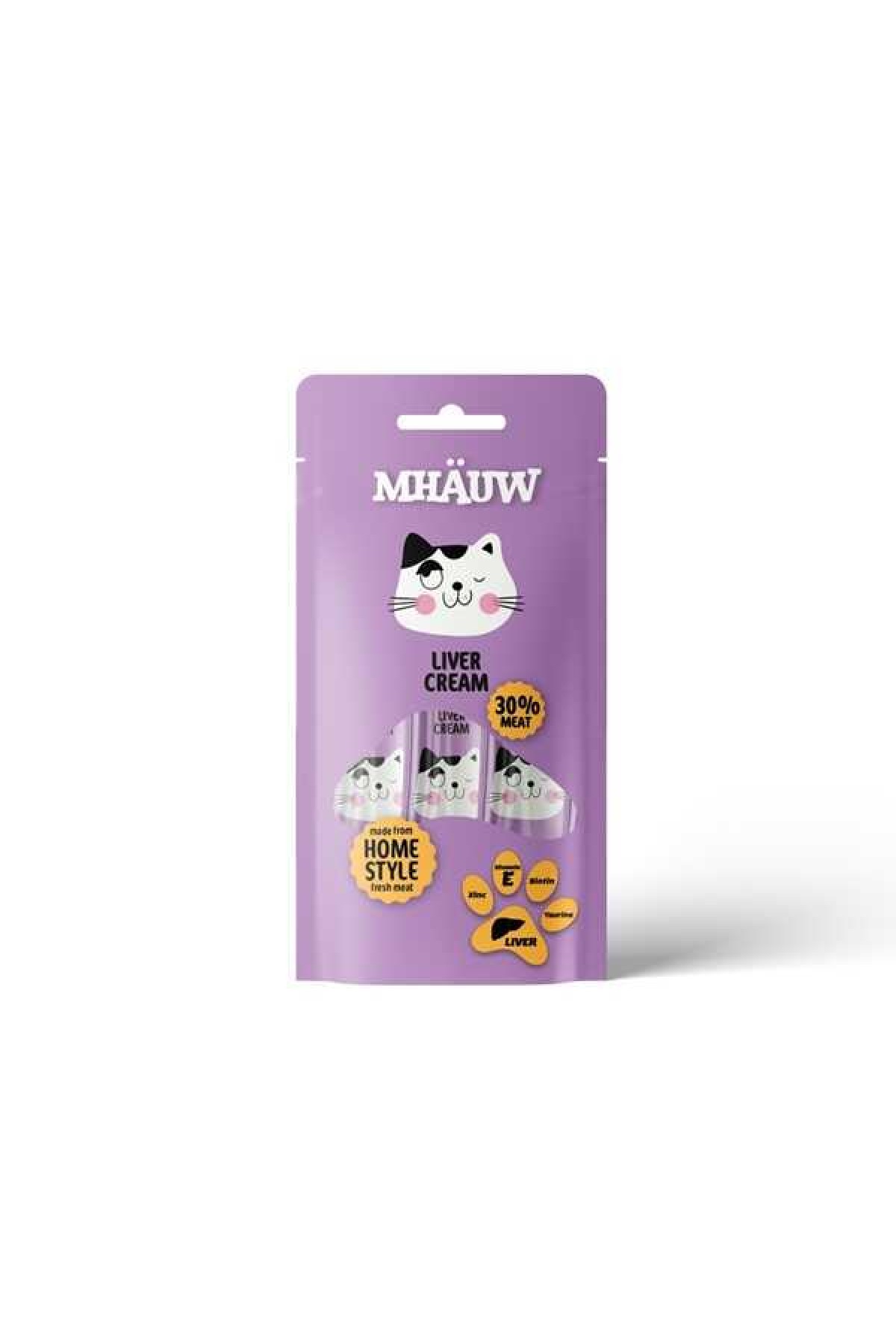Mhauw Ciğerli Kedi Ödül Maması 4x15 Gr Mhauw Ciğerli Kedi Ödül Maması 4x15 Gr
