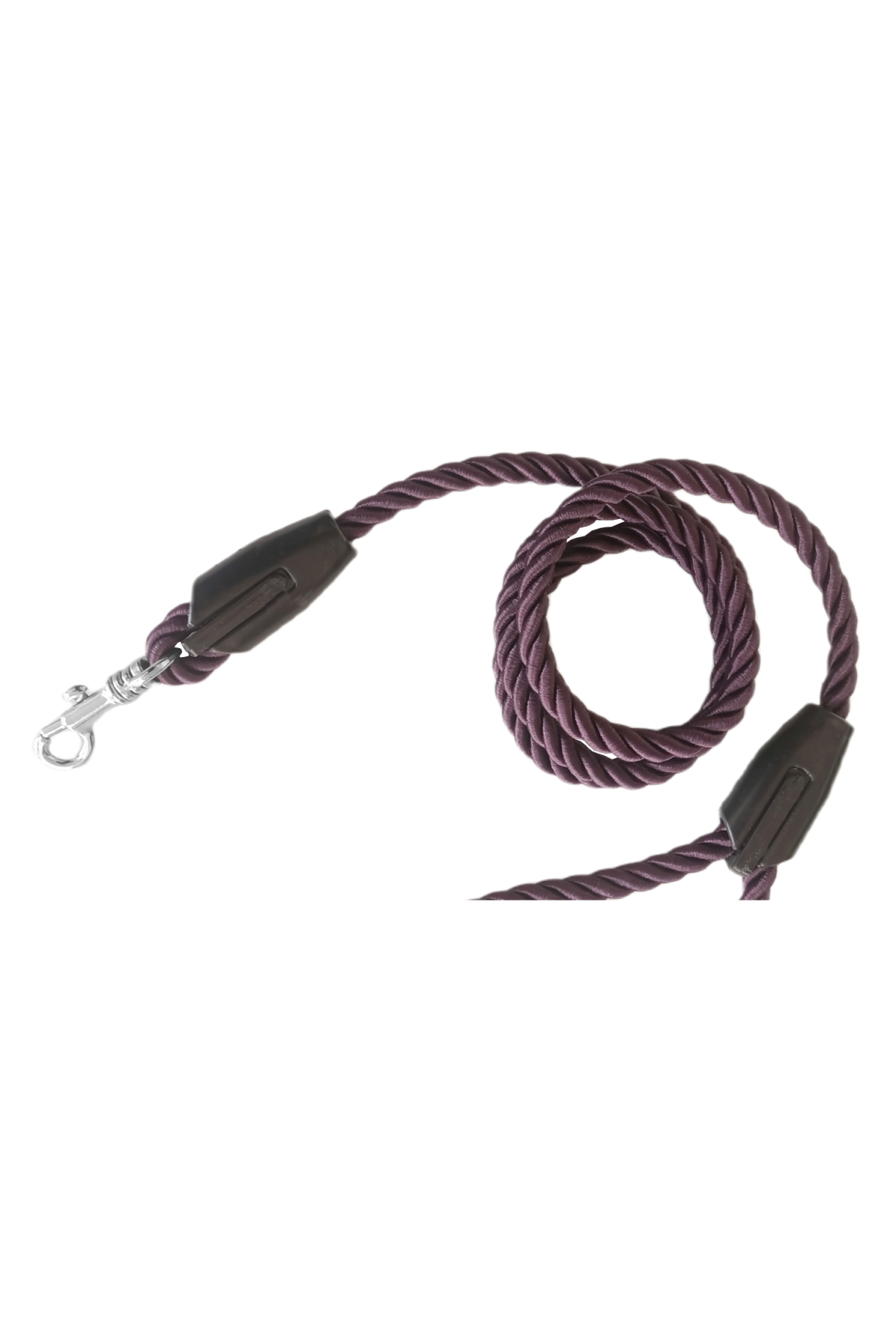 Lisinya205 Üçlü Sarmallı Köpek Gezdirme Halatı 1 cm-120 cm Mor