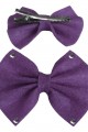 Pullu Keçe Kedi Köpek Tokası Mor 4.5-5.5 cm ( 2 Adet )