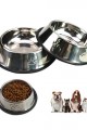 Pati Desenli Çelik Mama ve Su Kabı 8 Oz 250 ml 15 cm