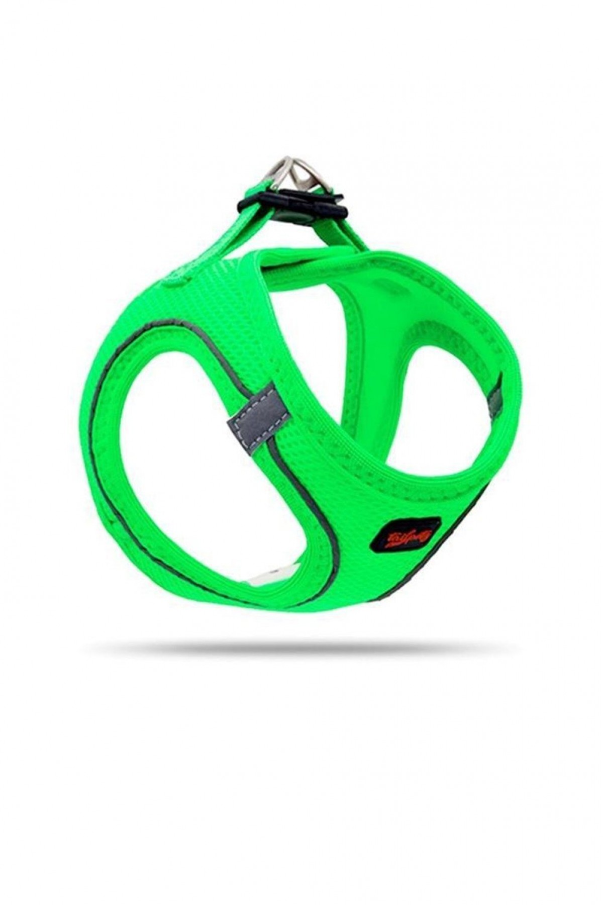 Lisinya205 Köpek Göğüs Tasması XSmall 32x36 cm Neon Yeşil