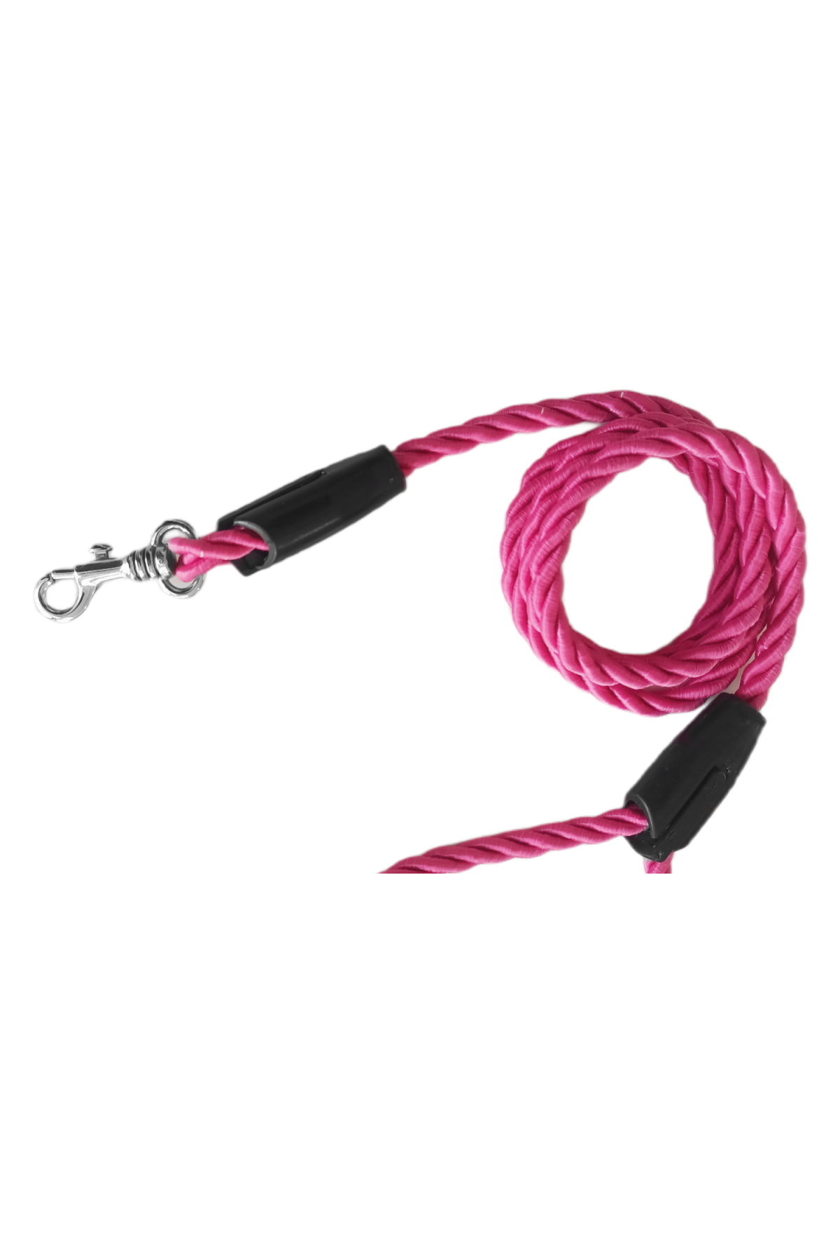 Lisinya205 Üçlü Sarmallı Köpek Gezdirme Halatı 1 cm-120 cm Pembe