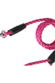 Lisinya205 Üçlü Sarmallı Köpek Gezdirme Halatı 1 cm-120 cm Pembe